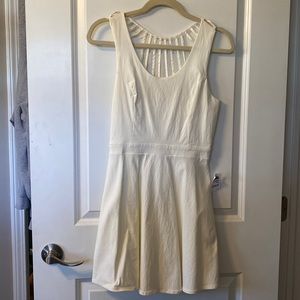 Charlotte Russe off white dress size large